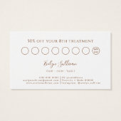 トロピカルベージュとミントロイヤリティカード (裏面)