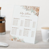 トロピカルベージュとミント価格リストのペデスタル記号 台座サイン (インサイチュ)