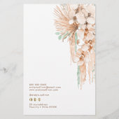 トロピカルベージュとミント価格リストチラシ チラシ (裏面)