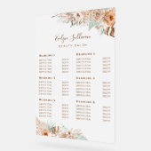 トロピカルベージュとミント価格リスト アクリルサイン (傾斜)