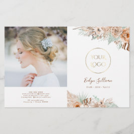 トロピカルベージュとミント2折パンフレット