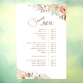 トロピカルベージュ&ミント サービスメニュー ウィンドウサイン (シート3)