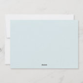 トロピカルホリデーカード | 海岸のビーチクリスマス シーズンカード (裏面)