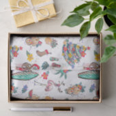 トロピカルホリデークリスマスティッシュペーパー 薄葉紙 (ギフト)