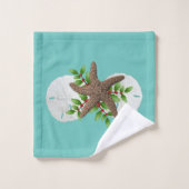 トロピカルホリデークリスマスビーチ バスタオルセット (ウォッシュタオル)