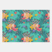 トロピカルホリデークリスマスラッピング紙シート ラッピングペーパーシート (正面)