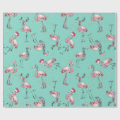 トロピカルホリデークリスマスラッピング紙 ラッピングペーパー (フラット)