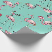 トロピカルホリデークリスマスラッピング紙 ラッピングペーパー (角)