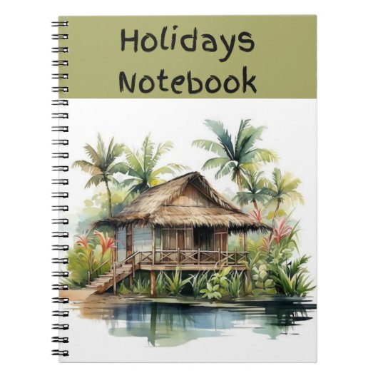 トロピカルホリデーズノート ノートブック (正面)