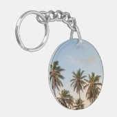 トロピカルホリデーパームツリーズ キーホルダー (正面左)