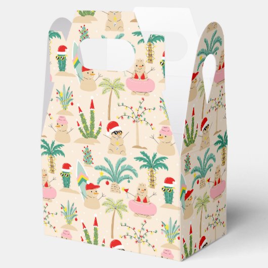 トロピカルホリデービーブスクリスマスパターン フェイバーボックス (オープン)