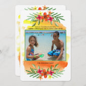 トロピカルホリデーフォトホリデーカード シーズンカード (正面/裏面)