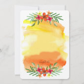 トロピカルホリデーフォトホリデーカード シーズンカード (裏面)