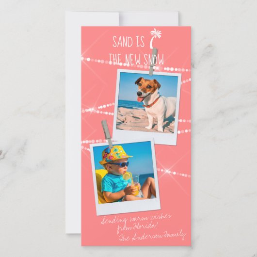 トロピカルホリデー2-Photo Sand is the New Snow Card (正面)