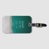 トロピカルホワイトサンディビーチ夏 ラゲッジタグ (正面横)