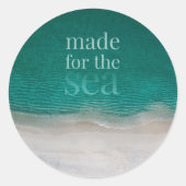 トロピカルホワイトサンディビーチ ラウンドシール (正面)