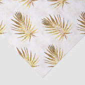 トロピカルホワイト金ゴールドパーム葉ズグリーンリー 薄葉紙 (詳細)