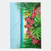 トロピカルホームカラフルデコーキッチン キッチンタオル (縦)