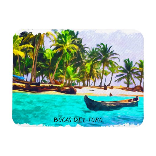 トロピカルボカスデルトロパナマ マグネット (横)