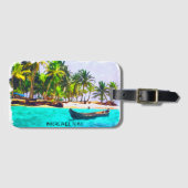 トロピカルボカスデルトロパナマ ラゲッジタグ (正面横)