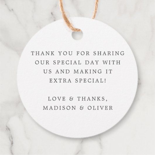 トロピカルボタニカルウォーター結婚式の引き出物 フェイバータグ (裏面)