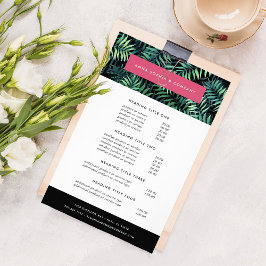 トロピカルボタニカル価格とサービス チラシ