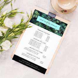 トロピカルボタニカル価格とサービス チラシ