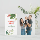 トロピカルボタニックホリデーフォトカード シーズンカード (スタンド正面)