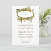 トロピカルボホの乾葉燥パームの全結婚体が 招待状 (スタンド正面)