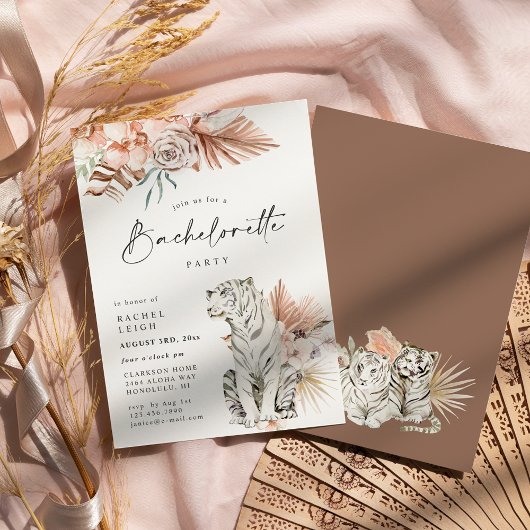 トロピカルボホタイガースバチェロレッテ 招待状