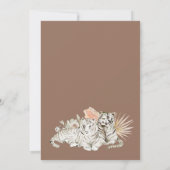 トロピカルボホタイガースバチェロレッテ 招待状 (裏面)