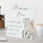 トロピカルボホタイガースミモザバー 台座サイン (インサイチュ)