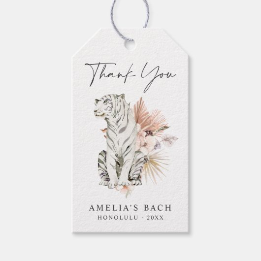 トロピカルボホタイガース ギフトタグ (正面)