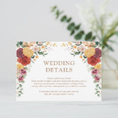 トロピカルボホパンパスフラワーガーデン結婚ズ詳細 エンクロージャーカード (スタンド正面)