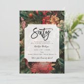 トロピカルボホフローラ60th birthday party 招待状 (スタンド正面)