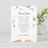 トロピカルボホベイビーシャワーサンキューカード サンキューカード (スタンド正面)