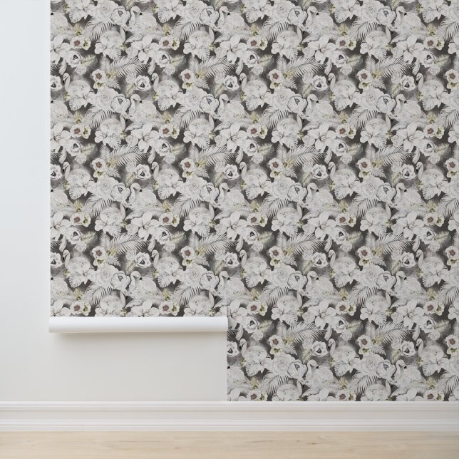 トロピカルボホ花模様フラミンゴズパ離れーム 壁紙 (アプリケーション)