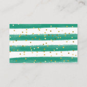 トロピカルボーイスロスベビーシャワーおむつラッフル エンクロージャーカード (裏面)