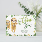 トロピカルボーイスロスベビーシャワーサンキューカード サンキューカード (スタンド正面)