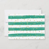 トロピカルボーイスロスベビーシャワーサンキューカード サンキューカード (裏面)