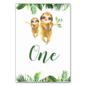 トロピカルボーイスロスベビーシャワーテーブル番号 テーブルナンバー (裏面)