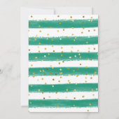 トロピカルボーイスロスベビーシャワービンゴゲーム 招待状 (裏面)