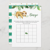 トロピカルボーイスロスベビーシャワービンゴゲーム 招待状 (正面/裏面)