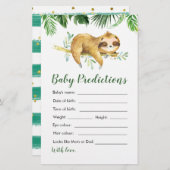 トロピカルボーイスロスベビーシャワーベビー予測 (正面/裏面)