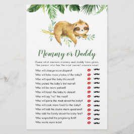 トロピカルボーイスロスベビーシャワーママまたはパパ