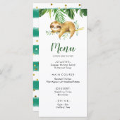 トロピカルボーイスロスベビーシャワーメニュー メニュー (正面/裏面)