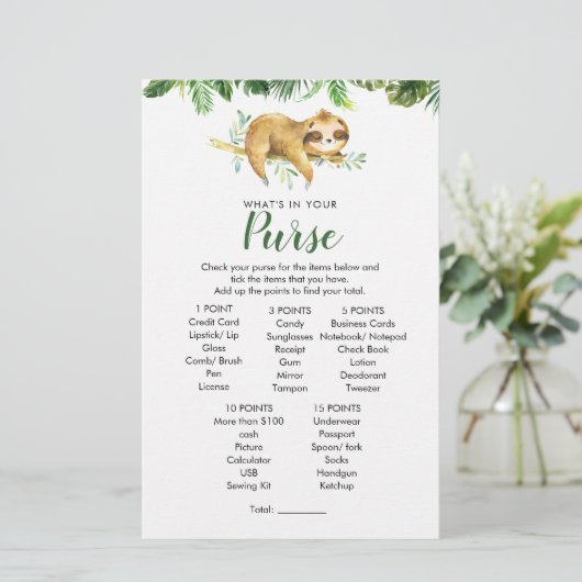 トロピカルボーイスロスベビーシャワー財布ゲーム (スタンド正面)