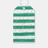 トロピカルボーイスロスベビージャーシャワーありがとうラベル ギフトタグ (裏面)