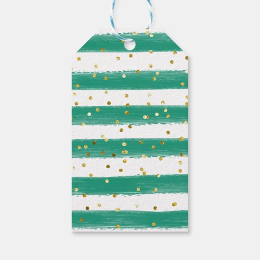 トロピカルボーイスロスベビージャーシャワーありがとうラベル ギフトタグ (裏面)