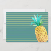 トロピカルボーイ赤ちゃんシャワー招待状アロハスイカ 招待状 (裏面)